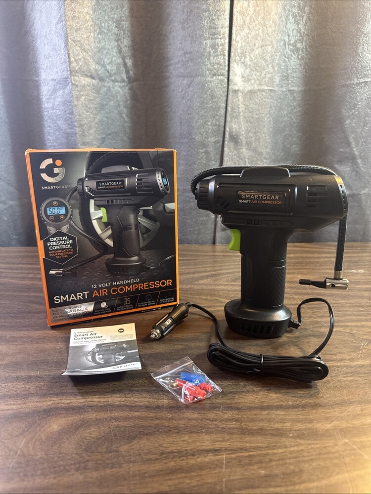 Smartgear 12V Handheld Smart Air Compressor with Digital Pressure Control